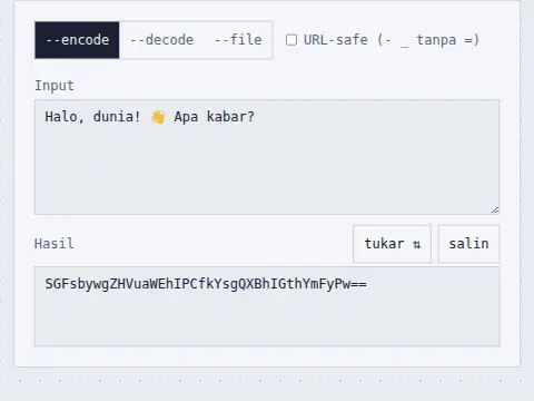 Base64 Encoder/Decoder
